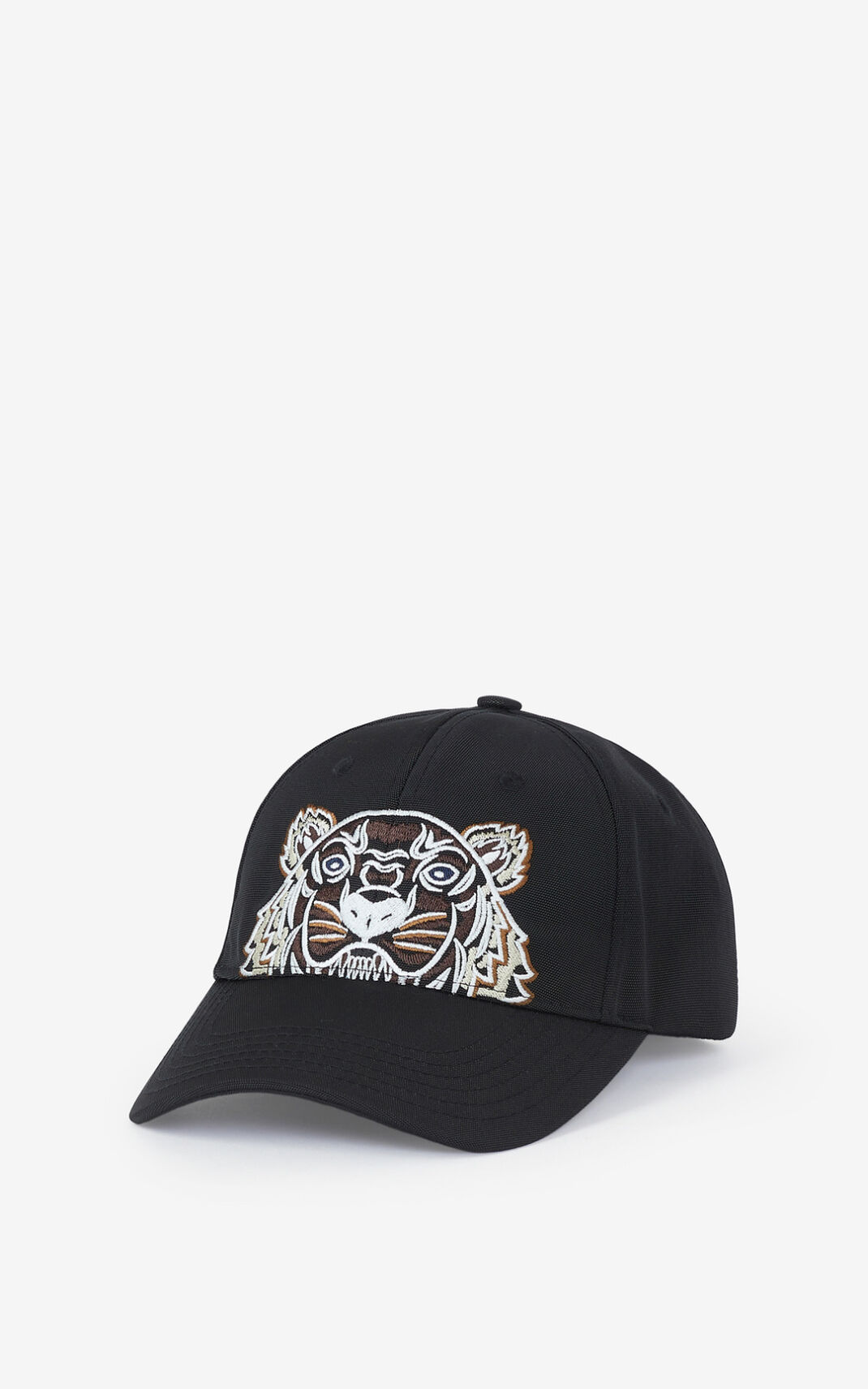 Kenzo Canvas Kampus Tiger Cap Black For Mens 8956GKBED